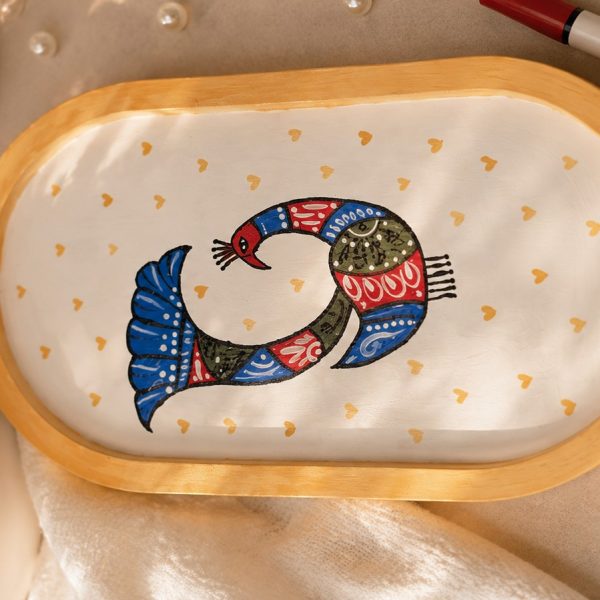 Hand Painted Concrete Tray