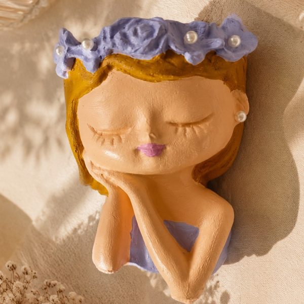 Concrete Girl Vase